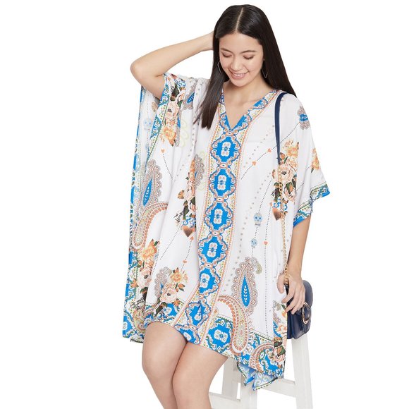 Womens Casual Cocktail Mini Dress Tunic Cover Ups - Picture 5 of 8